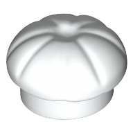 Lego čepice šéfkuchaře, bílá (389801, 389851, 4249741, 6174310)